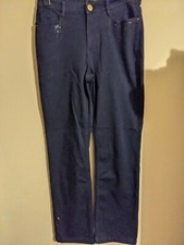 M&S (Marks and Spencer) Per Una Bling Jeans Dark Indigo Black Grey RRP £39.50