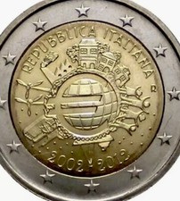Italy 🇮🇹 Coin 2€ Euro 2012 Commemorative 10y Currency TYE New UNC From Roll