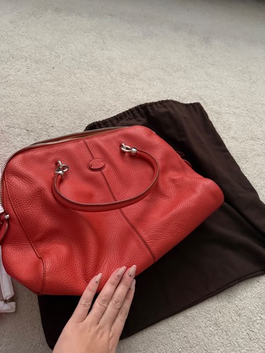 Tod red handbag new with - red,