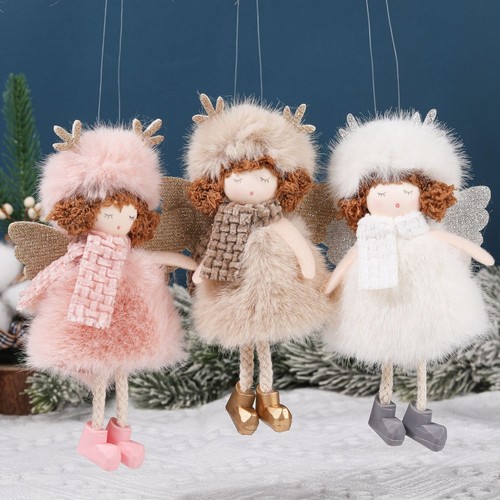 Christmas plush antlers angel