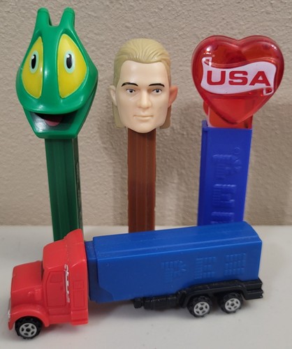 Pez dispensers lot four - dispensers!,