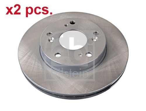 Pcs front brake disc - front,