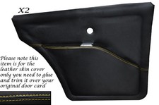 YELLOW STITCH 2X REAR DOOR