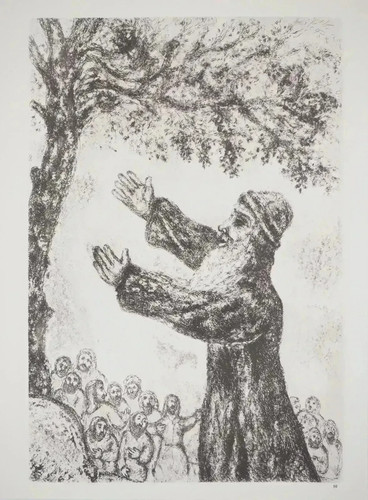 Marc chagall joshua preaches - chagall:,