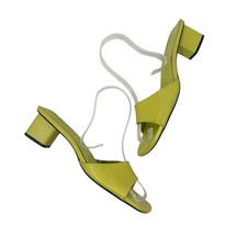 Zara Lime Green Block Heel