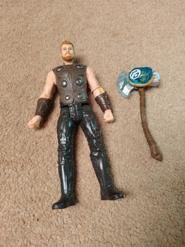 Thor action figure with - with, hammer