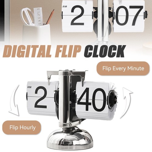 Vintage retro flip clock - flip,