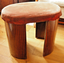 PORTRAIT PHOTOGRAPHER'S STOOL / CHAIR - Photo Memorabilia KIBRIS Stoke Newington
