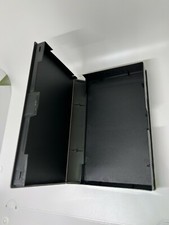 2 NEW VHS CASE BLACK PENCIL BOX/CASE W/ SLEEVE, SCHOOL SUPPLY, 201-VHS