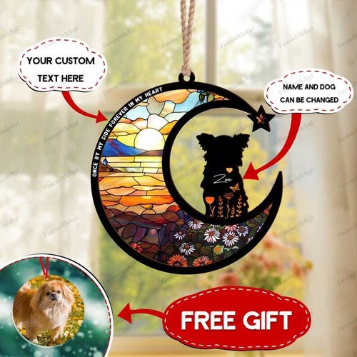 Custom dog suncatcher pet - dog,