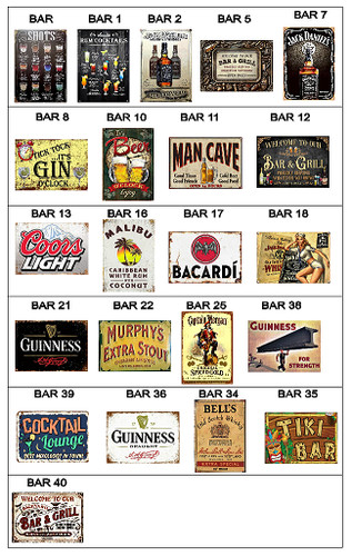 Old style signs printed vinyl - old,