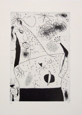 JOAN MIRO mounted vintage