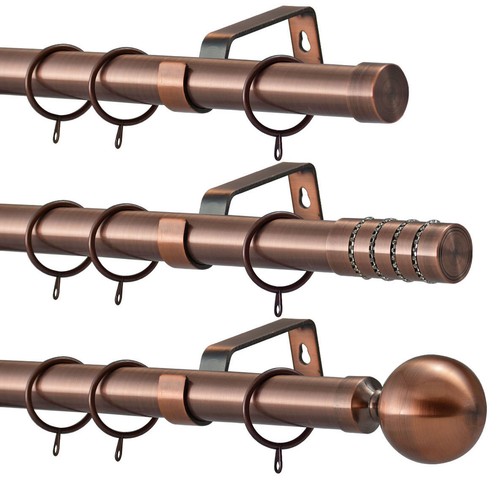 Curtain pole antique copper - pole,