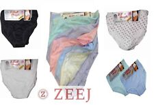 6 or 12 Pairs Womens Full Mama Briefs Knickers Lingerie Ladies Cotton Underwear