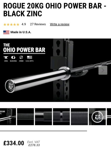 Rogue fitness 20kg ohio - fitness,