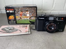 Canon AF35M AUTOBOY 35mm Point & Shoot Film Camera f/2.8 Good Cosmetic Condition