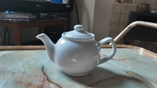 PRICE KENSINGTON SMALL WHITE TEAPOT FOR ONE