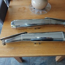 Moto Guzzi  exhaust silencers C-1028 ZGU1015 pair
