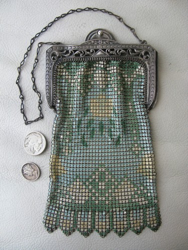 Antique silver pierced floral - pierced,