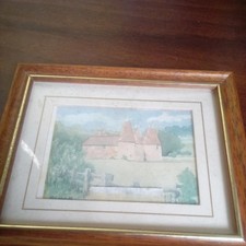 Mounted Picture Of Kent Oast