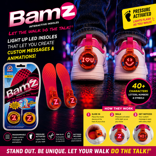 Bamz interactive led insoles - bamz,