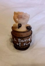 Novelty Pig In Barrel Ornament Novelty Gift