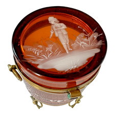 Antique Bohemian Mary Gregory