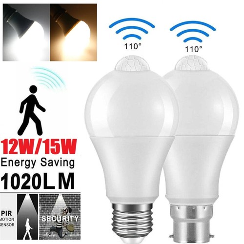E27 b22 pir motion sensor - sensor, led