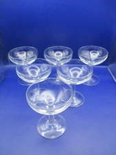 6 x Champagne Coupe, Saucer