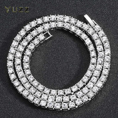 5mm tennis chain iced out - tennis,