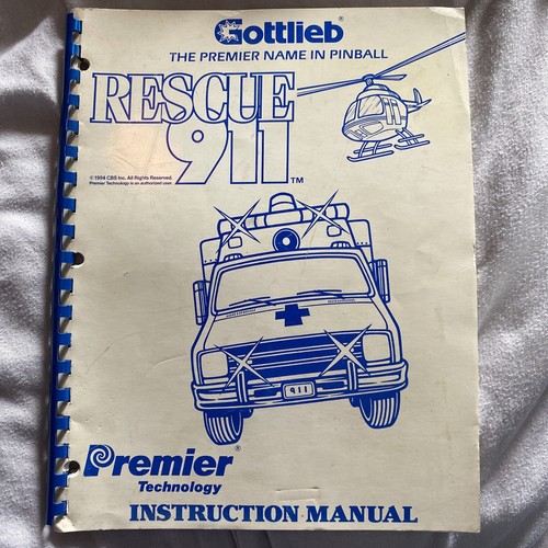 Rescue 911 pinball gottlieb - pinball,
