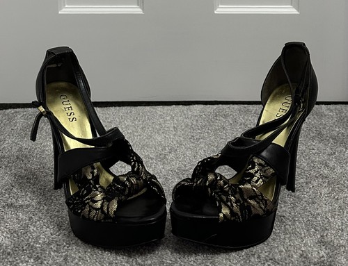 Guess ladies black gold - guess, &