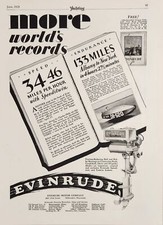 1928 Print Ad Evinrude