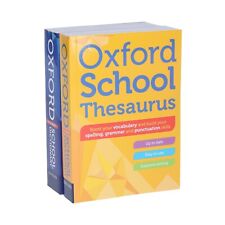 Oxford School Dictionary and Thesaurus 2 Books Collection Set - Non-Fiction - PB