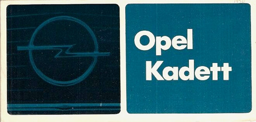 Opel kadett 1973 - opel, 1973-1974