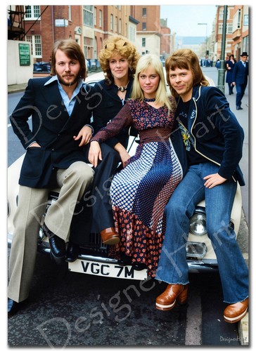 Abba poster print sitting - abba, /
