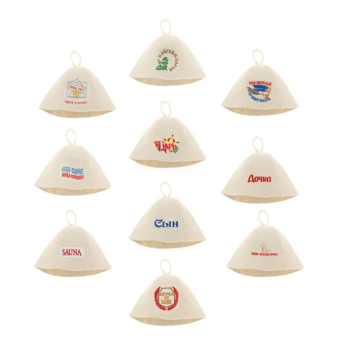 Hat sauna wool - wool, for