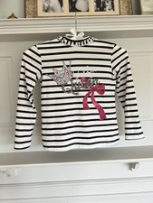 Mayoral Cotton Soft Striped - Selfie Queen Top Girl 8 Y 128 Cm NEW WITHOUT TAGS