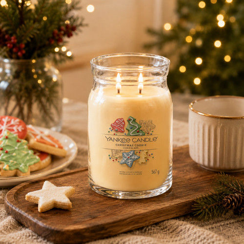Yankee candle christmas cookie - candle,
