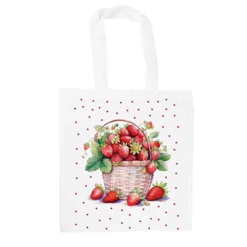 Strawberry basket tote - tote,