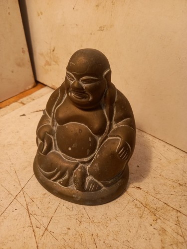 Vintage brass buddha - vintage,