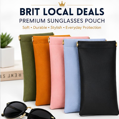 Magnetic glasses case with - magnetic,