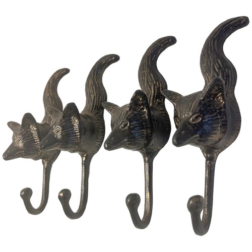 Set four cast iron - of, fox