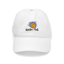 Water polo embroidered cotton baseball cap - many colors