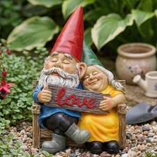 Funny garden gnomes - garden,