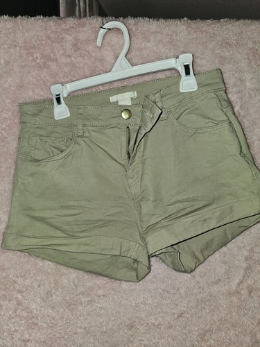 Women khaki shorts - h&m,