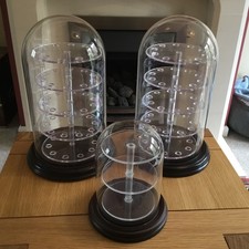 Glass thimble domes - glass,