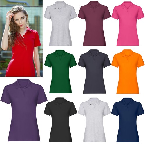 Women plain polo shirt - plain,