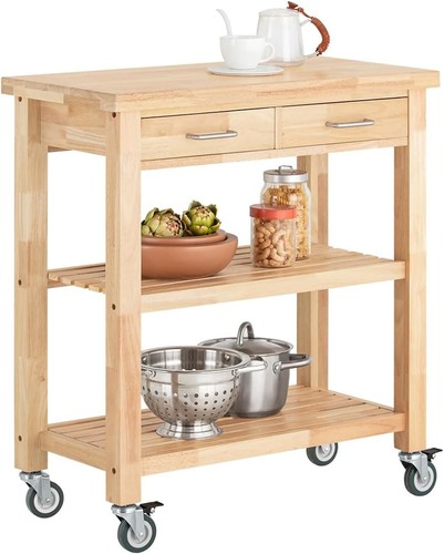 80x40x90cm rubberwood kitchen - 80x40x90cm,