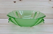 Art Deco Uranium Green Glass
